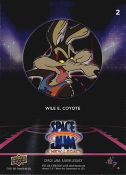 2021 Upper Deck Space Jam: A New Legacy #2 Wile E. Coyote Back