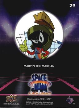 2021 Upper Deck Space Jam: A New Legacy - Blue #29 Marvin the Martian Back