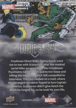 2020 Upper Deck Marvel Weekly - Comic Clash #CC-6 Scarecrow Back