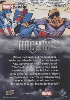 2020 Upper Deck Marvel Weekly - Comic Clash #CC-25 Batroc the Leaper Back