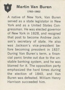 1960 Golden Press Presidents of the United States #8 Martin Van Buren Back