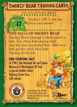 1996 Dart Smokey Bear #47 Smokey Bear Back