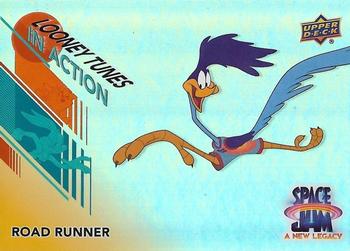 2021 Upper Deck Space Jam: A New Legacy - Looney Tunes In Action #IA-8 Road Runner Front
