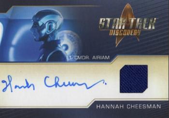 2020 Rittenhouse Star Trek Discovery Season Two - Relics Autographs #NNO Hannah Cheesman Front