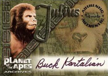 1999 Inkworks The Planet of the Apes Archives - Autographs # A5 Buck Kartalian Front