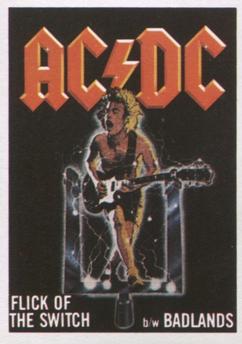 1984 Editorial Maga Super Exito Stickers #113 AC/DC Front