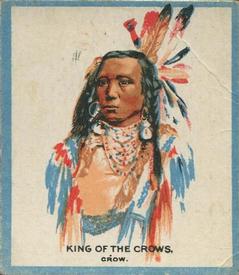 1950 Teepee Gum Indians #13 King of the Crows Front