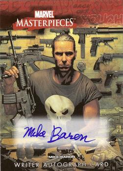 2008 Upper Deck Marvel Masterpieces 3 - Writer Autographs #MB Mike Baron Front