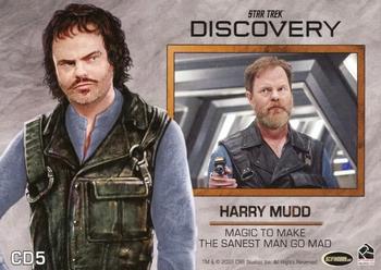 2022 Rittenhouse Star Trek: Discovery Season Three - Costume Designs #CD5 Harry Mudd Back