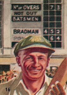 1949 Sanitarium Australia, Yesterday & To-Day #16 Don Bradman Front