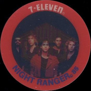 1985 7-Eleven Slurpee Rock Star Discs #NNO Night Ranger Front