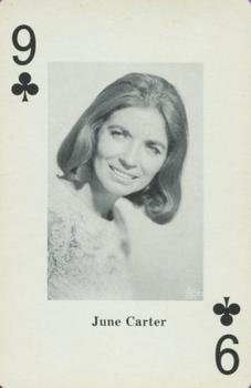 1970 Heather Country Music Playing Cards #9♣️ June Carter Front