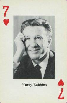 1970 Heather Country Music Playing Cards #7♥️ Marty Robbins Front