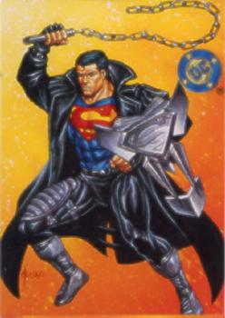 1996 SkyBox Kenner Superman Man of Steel #KS-9 Street Guardian Superman Front