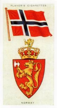 1996 Card Collectors Society 1936 Player's National Flags and Arms (Reprint) #33 Norway Front