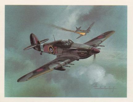 1988 Player's Tom Thumb History of British Aviation #17 Hawker Hurricane Front