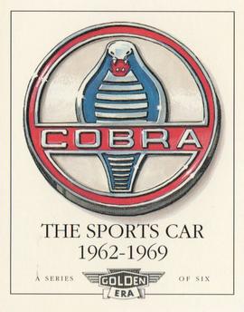 1996 Golden Era Cobra The Sports Car 1962-1969 #NNO Title Card Front