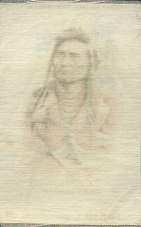 1910 American Tobacco Indian Chiefs Silks (S67) #20 Chief Joseph Back