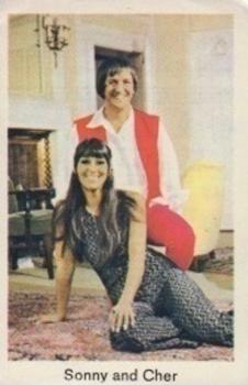 1968 TV68 Popbilder (Dutch Gum Unnumbered) #NNO Sonny and Cher Front