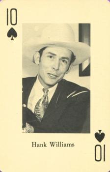1965 Heather Country Music Playing Cards #10♠️ Hank Williams Front