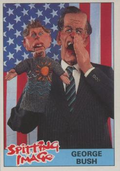 1990 Topps Spitting Image #12 George Bush Front