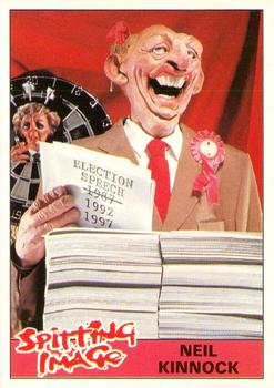 1990 Topps Spitting Image #38 Neil Kinnock Front