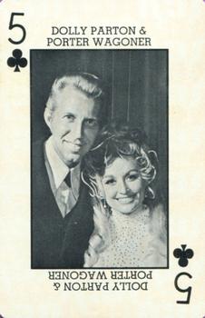 1971 RCA Country Music Playing Cards #5♣️ Dolly Parton / Porter Wagoner Front