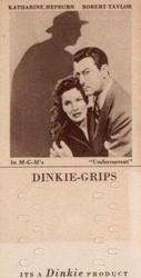 1948 Dinkie MGM Films Series 3 #4 Katharine Hepburn / Robert Taylor Front