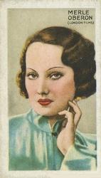 1934 Gallaher Champions of Screen and Stage #8 Merle Oberon Front
