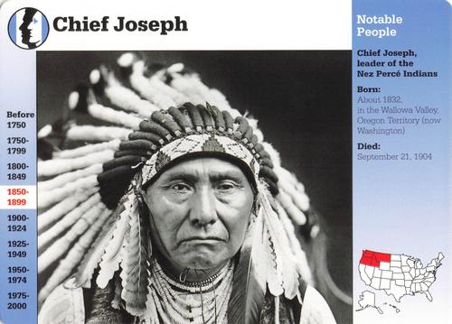 1994-01 Grolier Story of America #18.2 Chief Joseph Front
