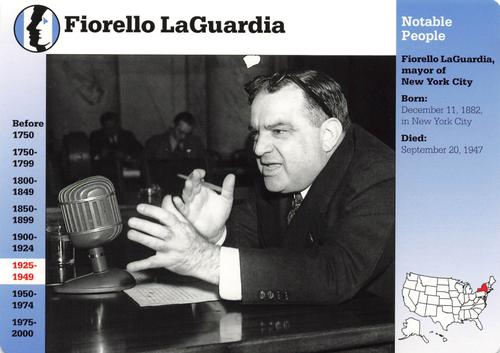 1994-01 Grolier Story of America #26.3 Fiorello LaGuardia Front