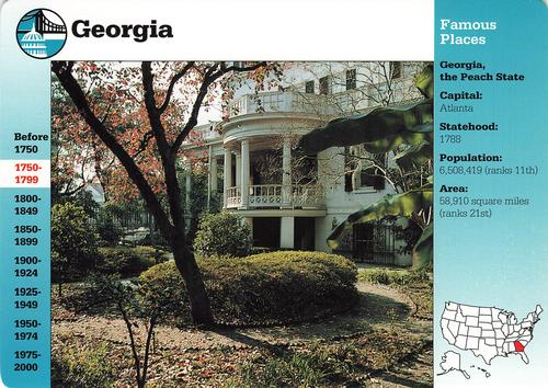 1994-01 Grolier Story of America #36.4 Georgia Front