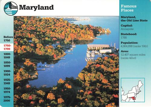 1994-01 Grolier Story of America #69.6 Maryland Front