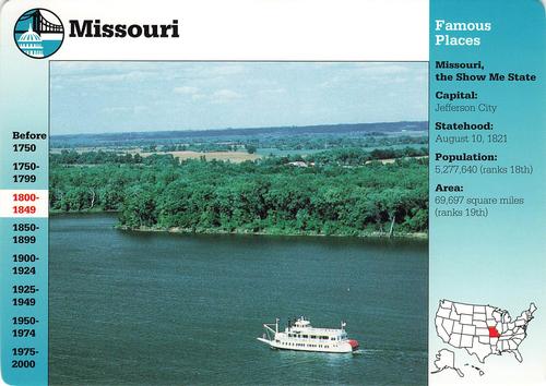 1994-01 Grolier Story of America #75.7 Missouri Front