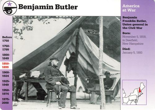 1994-01 Grolier Story of America Cards #86.9 Benjamin Butler Front