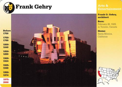 1994-01 Grolier Story of America #101.16 Frank Gehry Front