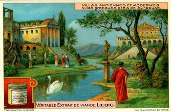 1912 Liebig Villas anciennes et moderne (Villas, Ancient & Modern) (French Text) (F1063, S1064) #NNO Greek Villa Front