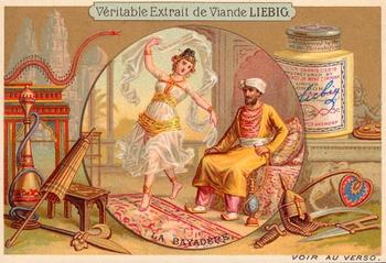 1889 Liebig Personnages de siècles divers (Famous Lovers) (French Text) (F248, S249) #NNO La Bayadere Front