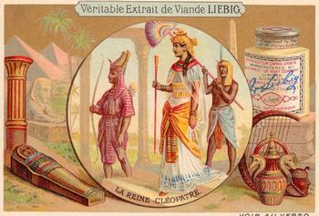 1889 Liebig Personnages de siècles divers (Famous Lovers) (French Text) (F248, S249) #NNO Queen Cleopatra Front