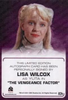 2022 Rittenhouse Star Trek The Next Generation Archives & Inscriptions - Autographed Inscriptions #A34 Lisa Wilcox Back
