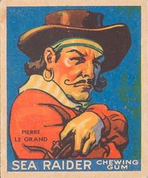 1933 World Wide Gum Sea Raiders (Canadian Version / English & French) (V359-2) #31 Pierre Le Grand Front