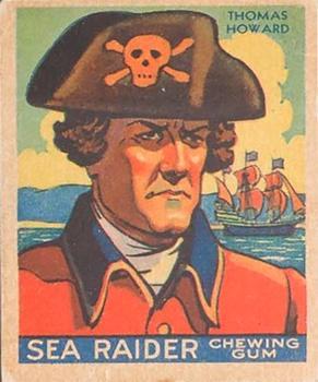 1933 World Wide Gum Sea Raiders (Canadian Version / English & French) (V359-2) #39 Thomas Howard Front