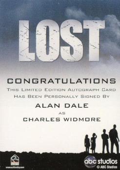 2010 Rittenhouse Lost Seasons 1 thru 5 - Autographs #NNO Alan Dale Back