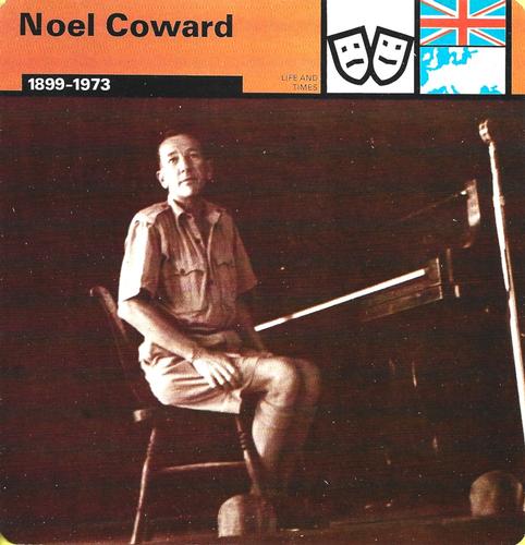 1977 Edito-Service World War II - Deck 65 #13-036-65-04 Noel Coward Front