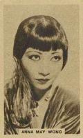 1930 Caley's Chocolates Film Stars #NNO Anna May Wong Front
