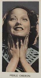 1939 Abdulla & Co. Screen Stars #37 Merle Oberon Front