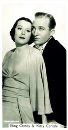 1937 John Sinclair Film Stars #86 Bing Crosby / Kitty Carlisle Front