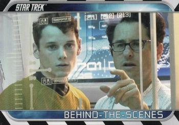 2009 Rittenhouse Star Trek Movie Cards - Behind-the-Scenes #B2 Anton Yelchin / J.J. Abrams Front