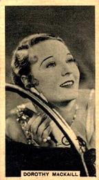 1930 Godfrey Phillips Cinema Stars (B&W) #31 Dorothy MacKaill Front