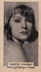 1934 Godfrey Phillips Film Stars (Australian) #1 Greta Garbo Front